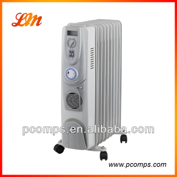 Oil-filled Radiator with Indicator lights, Fan and 24 Hours Timer