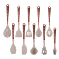 Holzgriff Silikonküche Utensil Set