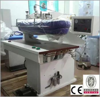 QYC automatic steam press iron machine for laundry