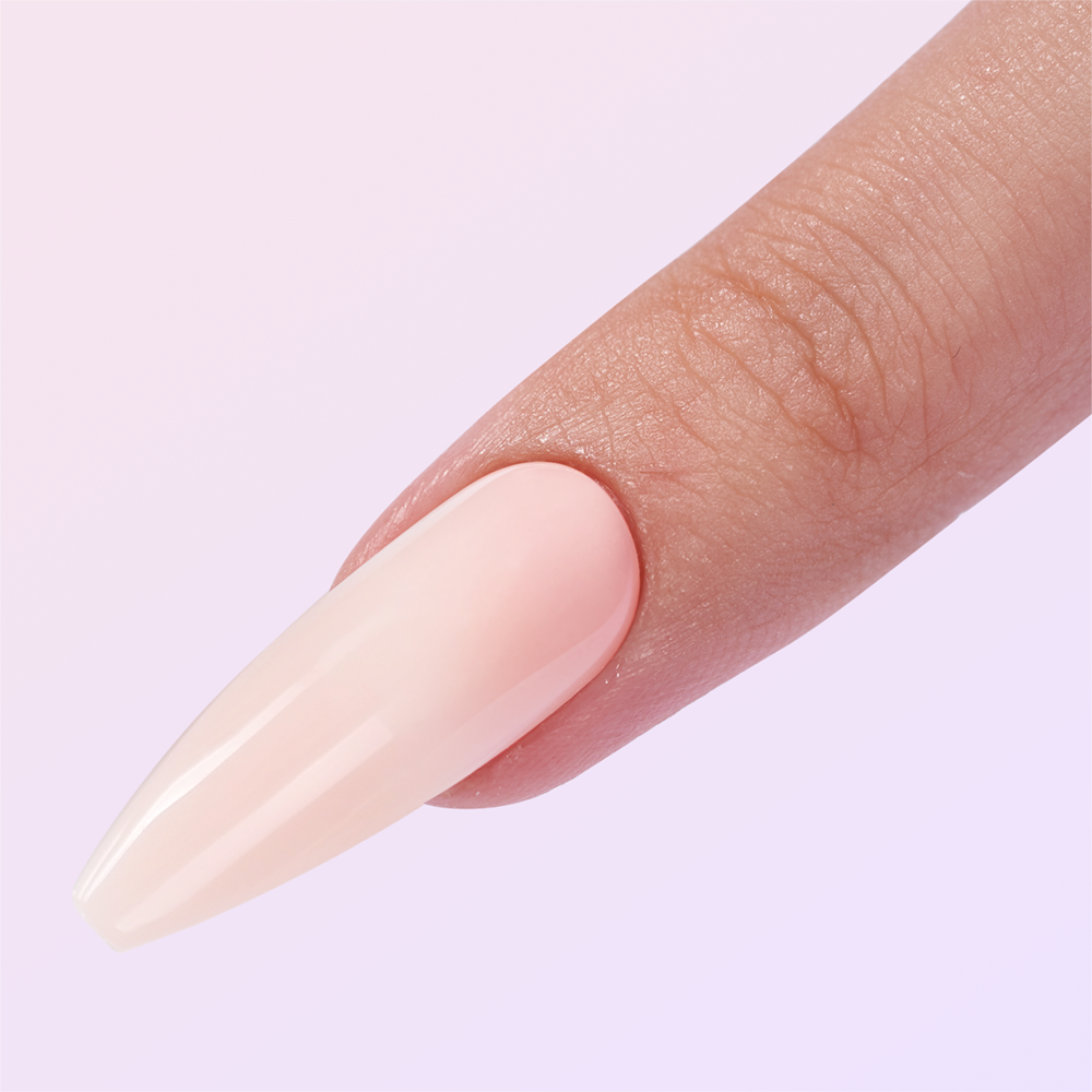 Half Cover Nude False Nail