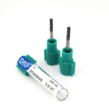 HRC55 4 Flute End Mill CNC Cutter Tool for Alloy Steels