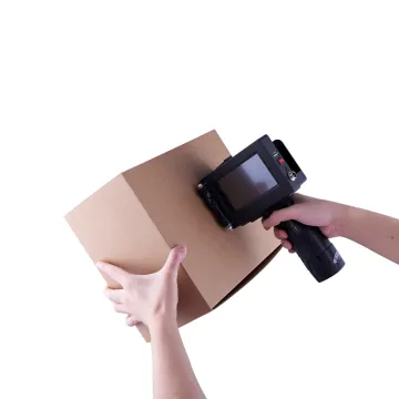 OUXIN OX DM110 Name Tag Machine - White on Black Label Maker