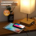 Touch Dimmable Bedside Lamp With USB Ports