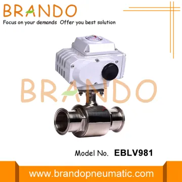 Stainless Steel Tri Clamp Electric Actuator Ball Valve