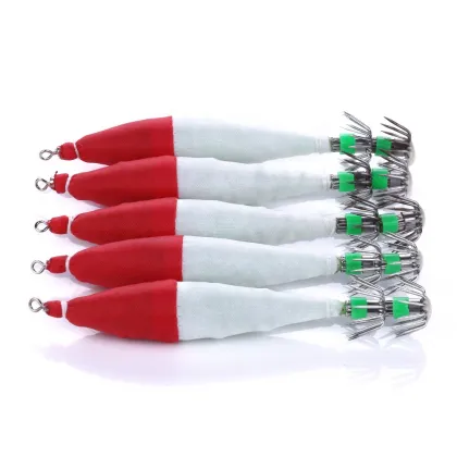 Yozuri Suqid Jig Fishing Lure - Wood Shrimp Squid Hard Bait 10.5cm 6g