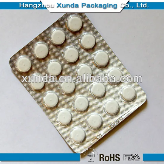Pills Blister Foil Packaging