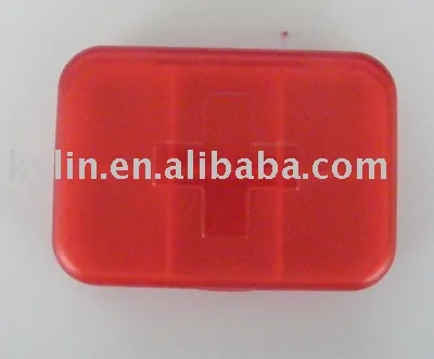 first aid box with 6 cabins