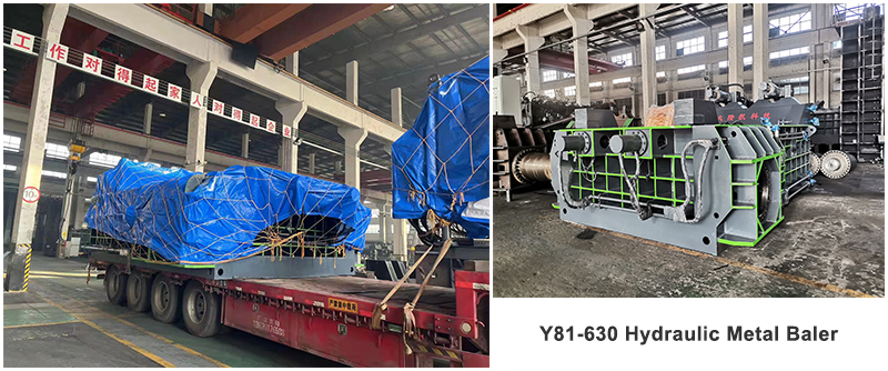 hydraulic metal baler