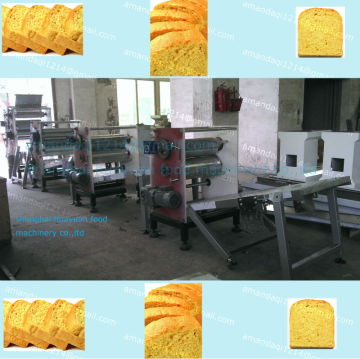 linea di produzione di pane toast