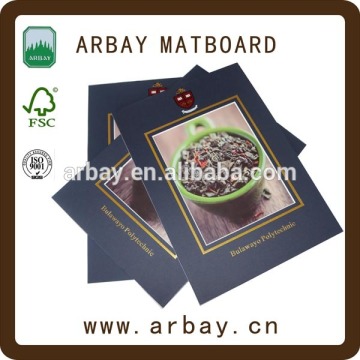 Wholesale blue A4 4ply 1.4mm thickness white core stand paper photo frame