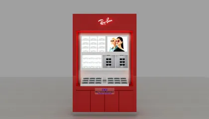 Luxury Brand Eyewear Display Showcase Sunglasses Cabinets