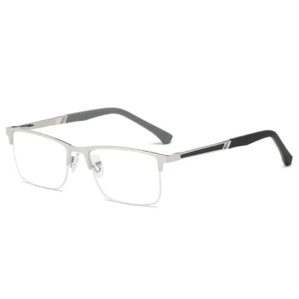 2024 Fashionable Anti Blue Light Eyewear: Progressive Reading Glasses with Metal Frames