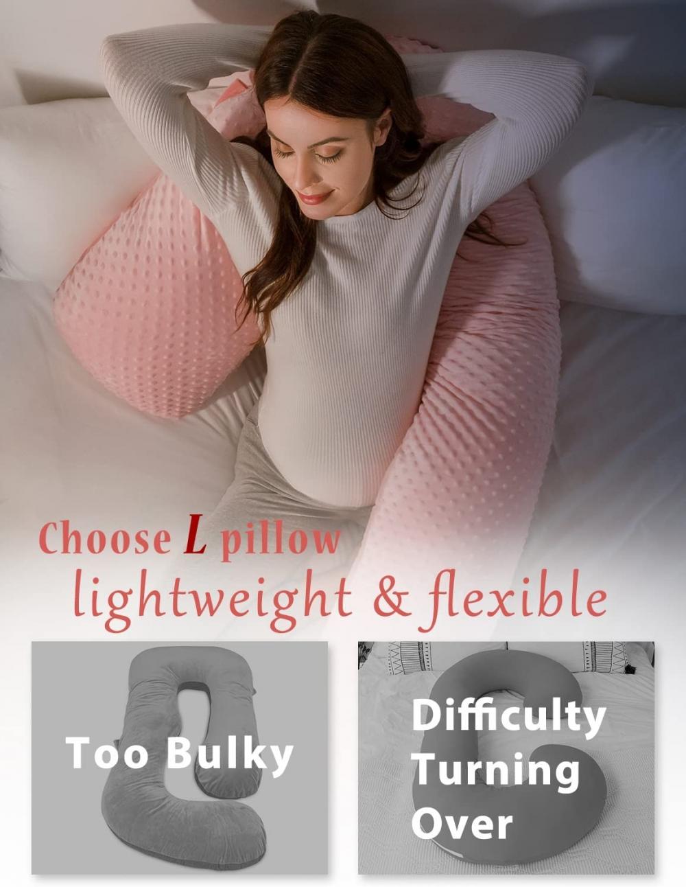 Pink L Pregnancy Pillow346 Jpg