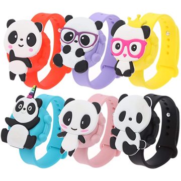 Alça Cute Panda Silicone Wrist Strap