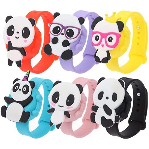 Alça Cute Panda Silicone Wrist Strap