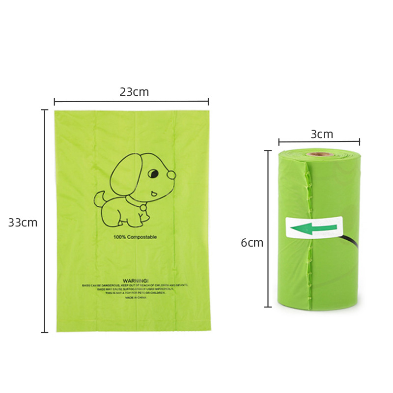 Compostable dog poop bag