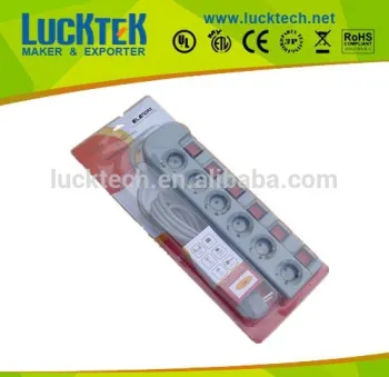 EUROPEAN individual switch extension power strip socket outlet