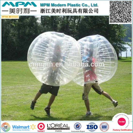 Hot sale human inflatable bumper bubble ball, inflatable bumper ball