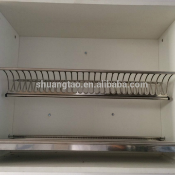 Customized Stainless Steel Kitchen Dish Racks for Cabinet Storage