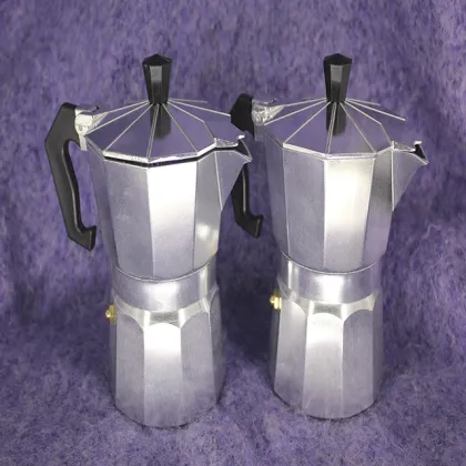 150ml Stovetop Espresso Maker Italian Moka Coffee Pots Aluminium Moka Pot