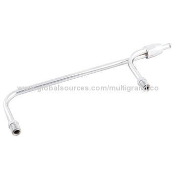 Fuel Line with Chrome-plated Copper Tubing, Brass Fittings and Silver Brazed Connections