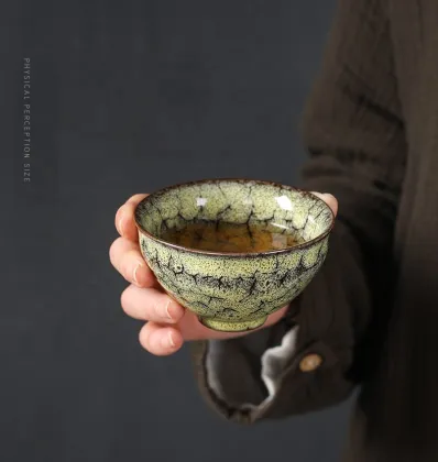 Wholesale Colorful Glaze Master Cup Set - Retro Ceramic Kung Fu Tea Cups