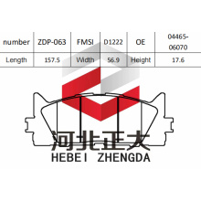 Pastilha de freio da Toyota Camry D1222 D1293
