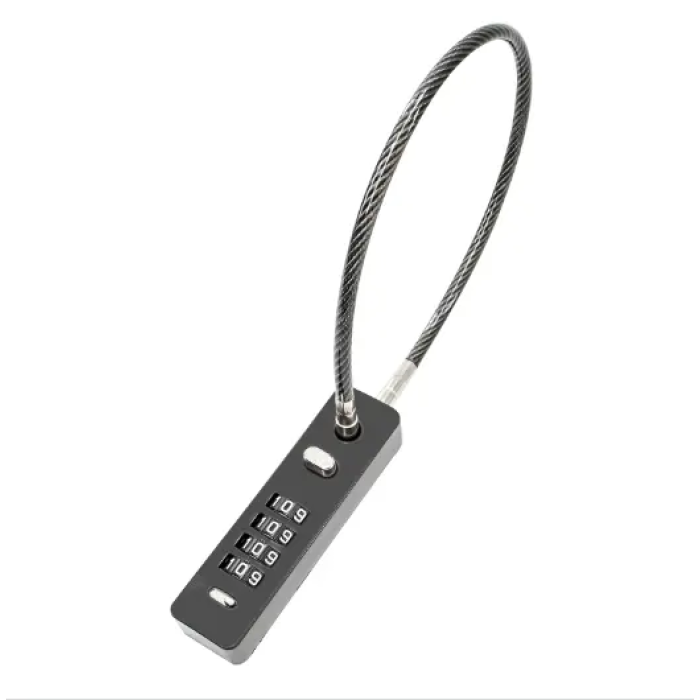 Длина цифрового номера колеса Мотоцикл стальной кабельный замок