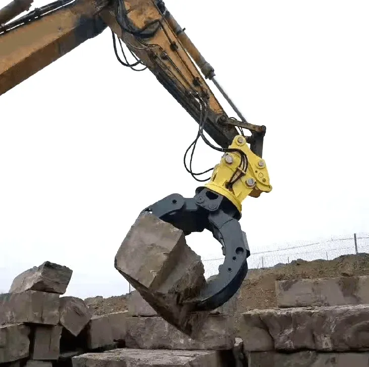China Factory Wholesale Industrial Excavator Stone Grab with 360 Degree Rotation