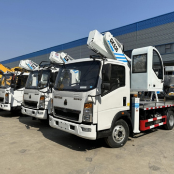 Caminhão de plataforma de trabalho aéreo de 28m Sinotruk