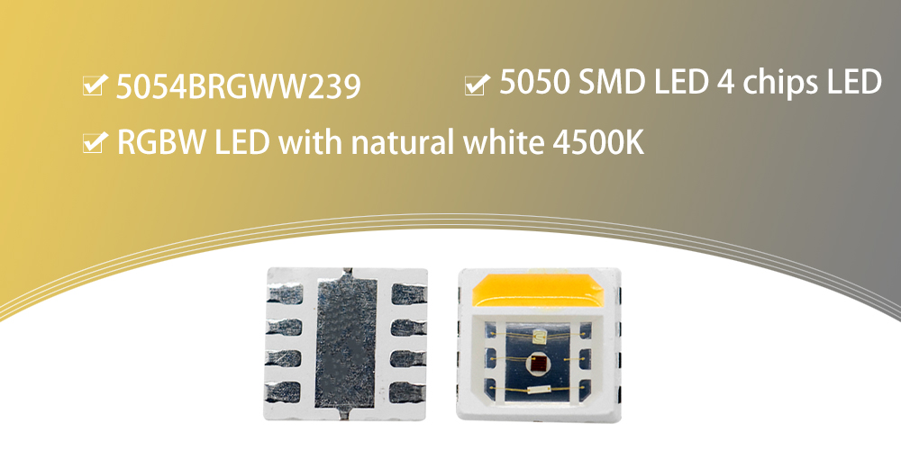 RGBW Multi wavelength LED