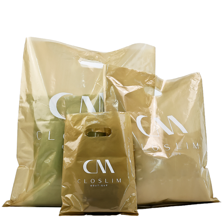 LDPE grocery die cut bag