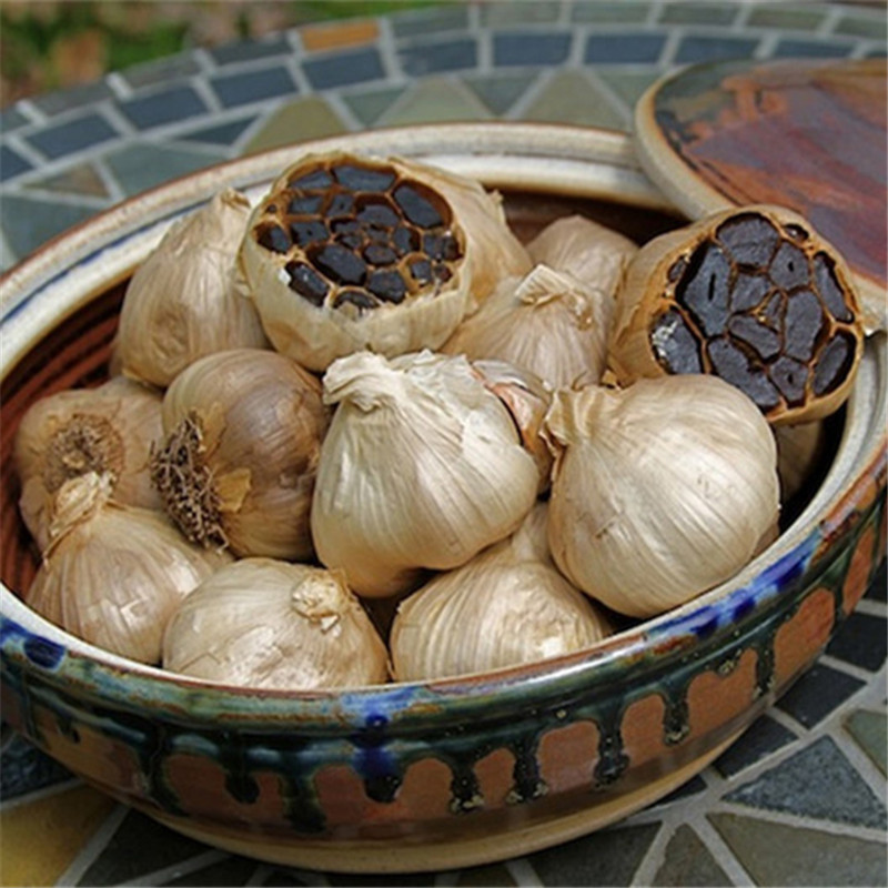 The hypertension whole black garlic