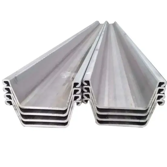 Carbon Hot rolled U type steel sheet pile