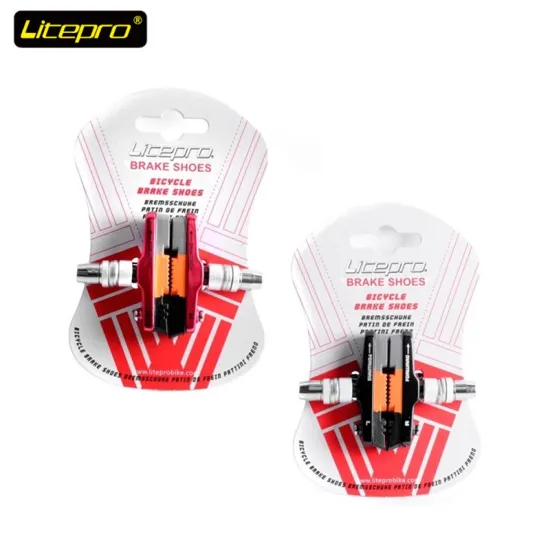 Litepro 412 510 SP8 Folding Bike Brake Shoe Set Road Bicycle V Brake Shoes 470cv