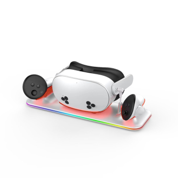 RGB Light Fast Charging Dock for Meta Quest 3S VR Headset