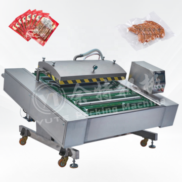 Large Capacity Automatic Continuous Rotating Vacuum Pack Machine for Cheese and Seafood