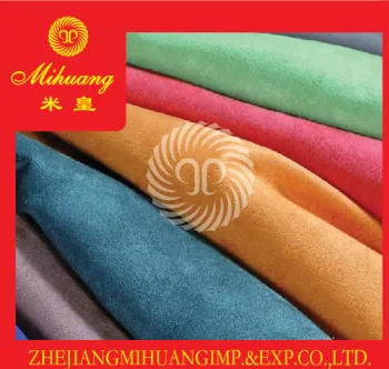 100% POLYESTER SUEDE FOR FASHION WIND COAT
