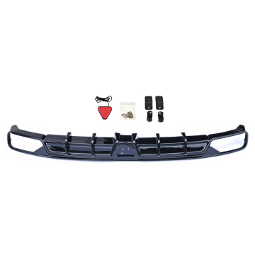 Glossy Black Rear Lip Diffuser with Light for Honda Accord