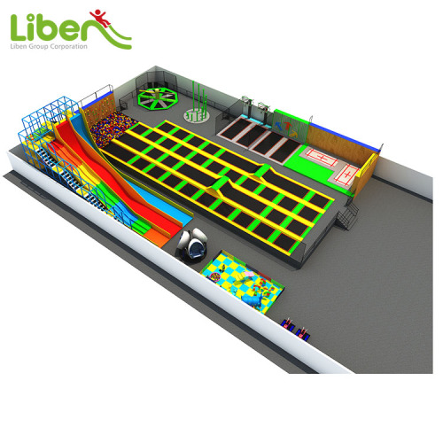 trampolin dalaman kanak-kanak untuk pusat membeli-belah