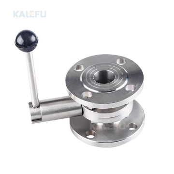 Factory Price 304/316 Stainless Steel 1-inch to 2-inch High Temperature Flange Butterfly Valve