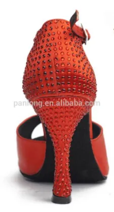 Red Dress Shoes , Women High Heel Shoes , 4" Heel Dance Shoes