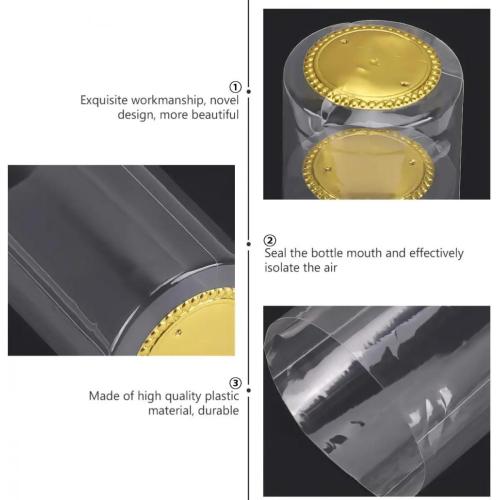 Clear PVC Heat Shrink Capsules for Wine Bottles