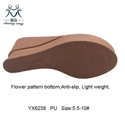 PU Wedge Sandals Sole