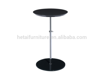 Coffee table with adjustable height, wooden coffee table with glass