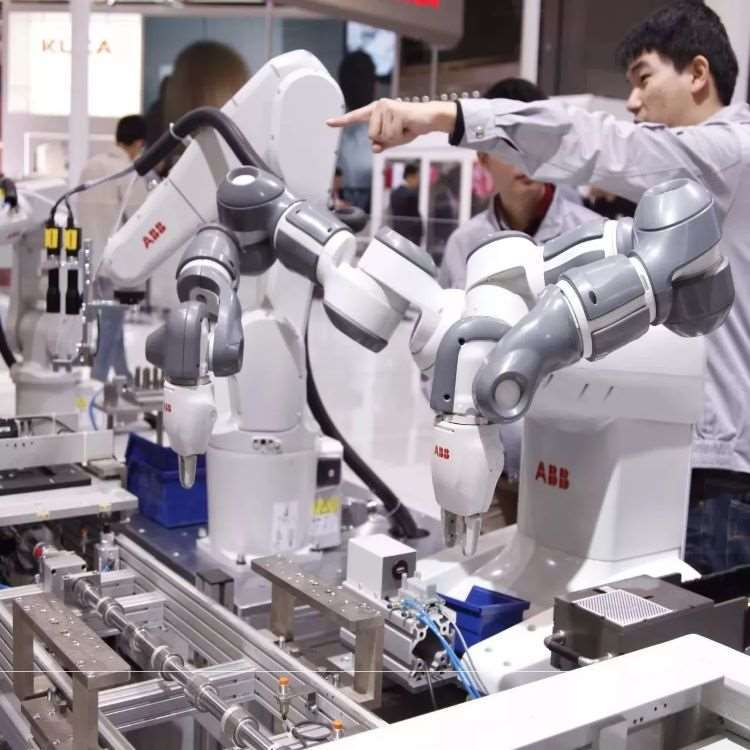 Used 6 Axis Robot Arm IRB1200 for Pick and Place Operations in Industrial Settings