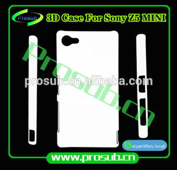 3d sublimation diy blank cell phone case cover skin for SFP- z5 mini