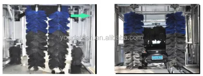 Tunnel Type Car Wash Equipment with 9 Brushes
