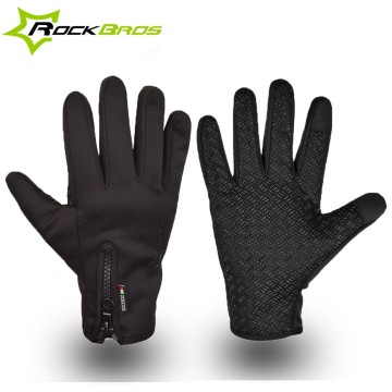 ROCKBROS Cycling Gloves Thermal Windproof Touch Screen Gloves Bicycle Motorcycle Skiing Sports Gloves