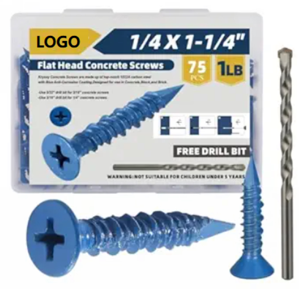 Concrete Masonry Screws plastic box